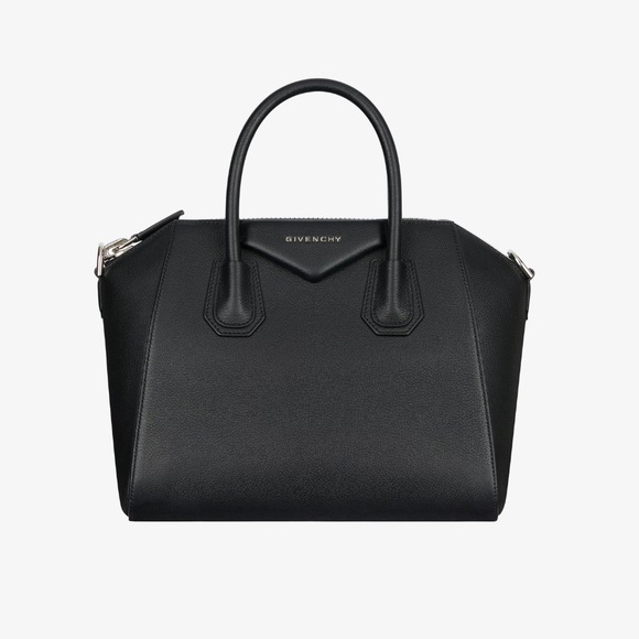 AUTHENTIC Givenchy Small Black Antigona bag in grained leather - Picture 1 of 11